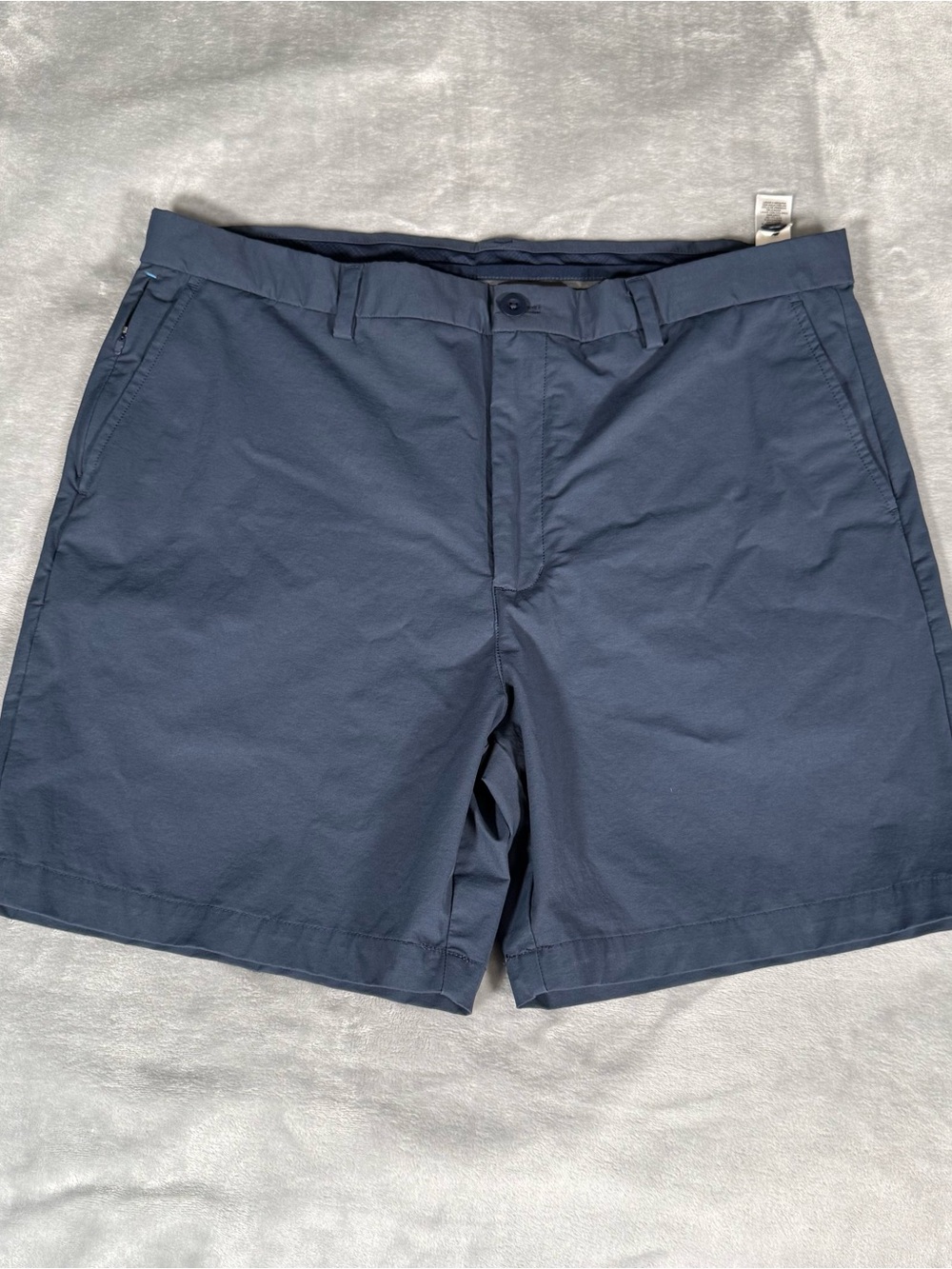 Vineyard Vines On The Go Chino Shorts Mens 38 7” Nylon Stretch Preppy Blue